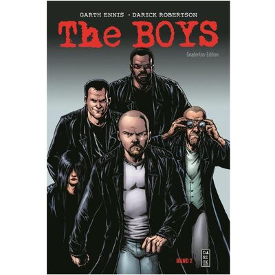 Panini The Boys: Gnadenlos-Edition, Fiction de Garth Ennis - Publicité Panini The Boys: Gnadenlos-Edition, Fiction de Garth Ennis - Publicité