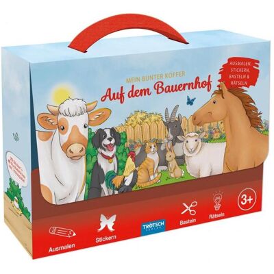 Trötsch Mein bunter Koffer: Auf dem Bauernhof, Livre pour enfants - Publicité Trötsch Mein bunter Koffer: Auf dem Bauernhof, Livre pour enfants - Publicité