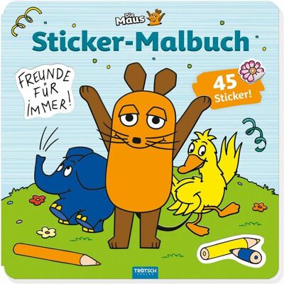 Trötsch, Autocollants, Trtsch Die Maus Stickermalbuch Malbuch mit Stickern (45 Autocollants) - Publicité Trötsch, Autocollants, Trtsch Die Maus Stickermalbuch Malbuch mit Stickern (45 Autocollants) - Publicité
