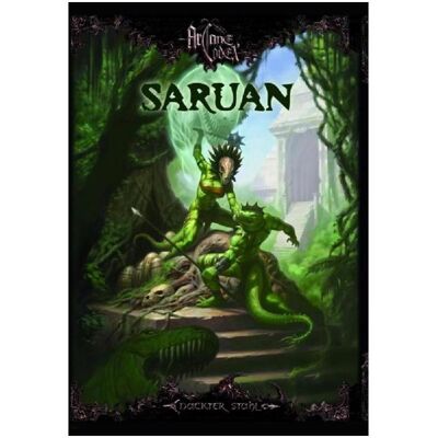 Nackter Stahl NAS00017 - Arcane Codex : Saruan, jeu de rôle, 280 pages (extension DE) (Allemand, 3 - 12 Joueur) - Publicité Nackter Stahl NAS00017 - Arcane Codex : Saruan, jeu de rôle, 280 pages (extension DE) (Allemand, 3 - 12 Joueur) - Publicité