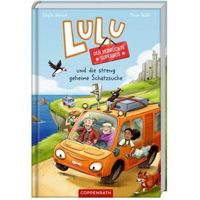 Coppenrath Lulu, der verrückte Superbus (Bd. 2), Livre pour enfants de Sibylle Wenzel, Joséphine Wolff - Publicité Coppenrath Lulu, der verrückte Superbus (Bd. 2), Livre pour enfants de Sibylle Wenzel, Joséphine Wolff - Publicité