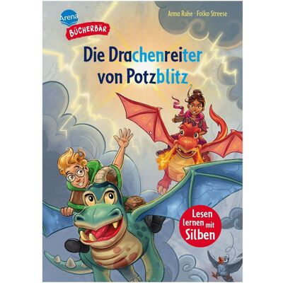 Arena Die Drachenreiter von Potzblitz, Livre pour enfants de Repos d'Anna, Folko Streese - Publicité Arena Die Drachenreiter von Potzblitz, Livre pour enfants de Repos d'Anna, Folko Streese - Publicité