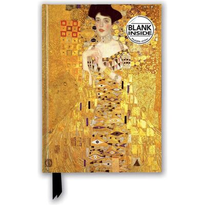 Browntrout Verlag, Cahier + bloc-notes, Gustav Klimt : Adele Bloch Bauer I (Journal de Bloch en papier peint) (A5, Blanc, Couverture rigide) - Publicité Browntrout Verlag, Cahier + bloc-notes, Gustav Klimt : Adele Bloch Bauer I (Journal de Bloch en papier peint) (A5, Blanc, Couverture rigide) - Publicité