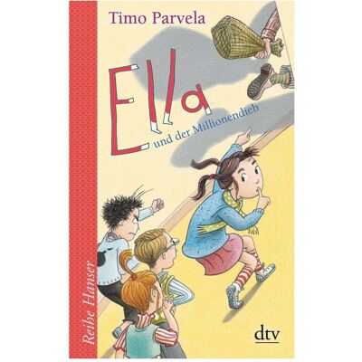 DTV Ella und der Millionendieb, Livre pour enfants de Timo Parvela - Publicité DTV Ella und der Millionendieb, Livre pour enfants de Timo Parvela - Publicité
