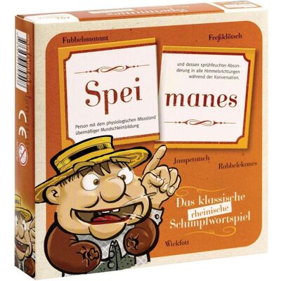Anaconda Speimanes - Le jeu classique des gros mots rhénans (Allemand) - Publicité Anaconda Speimanes - Le jeu classique des gros mots rhénans (Allemand) - Publicité