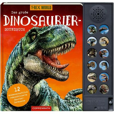 Coppenrath Das grosse Dinosaurier-Soundbuch, Livre pour enfants de Raimund Frey, Barbara Wernsing, Leonie Schwermann, Marcus Knollmann - Publicité Coppenrath Das grosse Dinosaurier-Soundbuch, Livre pour enfants de Raimund Frey, Barbara Wernsing, Leonie Schwermann, Marcus Knollmann - Publicité