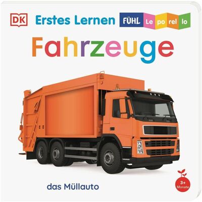 Dorling Kindersley, Livres pour bébé, Erstes Lernen Fühl-Leporello. Fahrzeuge (Allemand) - Publicité Dorling Kindersley, Livres pour bébé, Erstes Lernen Fühl-Leporello. Fahrzeuge (Allemand) - Publicité