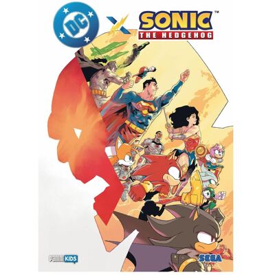 Panini DC x Sonic The Hedgehog, Fiction de Caroline Hidalgo, Ian Flynn, Adam Bryce Thomas - Publicité Panini DC x Sonic The Hedgehog, Fiction de Caroline Hidalgo, Ian Flynn, Adam Bryce Thomas - Publicité