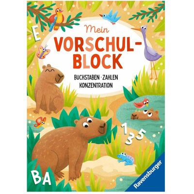 Ravensburger Mein Vorschul-Block, Livre pour enfants de Sandra Kissling - Publicité Ravensburger Mein Vorschul-Block, Livre pour enfants de Sandra Kissling - Publicité