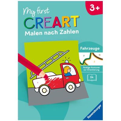 Ravensburger My first CreArt Malen nach Zahlen ab 3 - Fahrzeuge - Publicité Ravensburger My first CreArt Malen nach Zahlen ab 3 - Fahrzeuge - Publicité