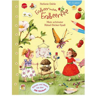 Arena, Autocollants, La petite fraise La fée des fraises. Mon plus beau jeu de devinettes et d'autocollants (100 Autocollants) - Publicité Arena, Autocollants, La petite fraise La fée des fraises. Mon plus beau jeu de devinettes et d'autocollants (100 Autocollants) - Publicité