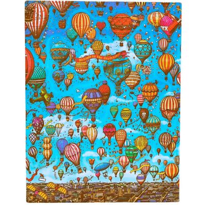 Paperblanks, Cahier + bloc-notes, Notizbuch Flex Ultra Festival der Ballons (Blanc, Couverture souple) - Publicité Paperblanks, Cahier + bloc-notes, Notizbuch Flex Ultra Festival der Ballons (Blanc, Couverture souple) - Publicité