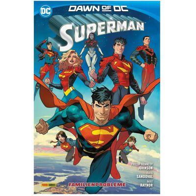 Panini Superman, Fiction de Phillip Kennedy Johnson, Max Raynor, Rafa Sandoval, Christian Heiss - Publicité Panini Superman, Fiction de Phillip Kennedy Johnson, Max Raynor, Rafa Sandoval, Christian Heiss - Publicité