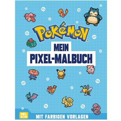 Nelson Livre d'activités Pokémon : Mon livre de coloriage Pixel - Publicité Nelson Livre d'activités Pokémon : Mon livre de coloriage Pixel - Publicité