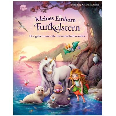 Arena Kleines Einhorn Funkelstern – Der geheimnisvolle Freundschaftszauber, Livre pour enfants de Mila Montagne - Publicité Arena Kleines Einhorn Funkelstern – Der geheimnisvolle Freundschaftszauber, Livre pour enfants de Mila Montagne - Publicité