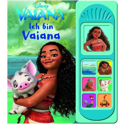 Contact, Livres pour bébé, Phoenix Disney Vaiana - Ich bin Vaiana - Soundbuch - Pappbilderbuch mit 7 Geräuschen (Allemand) - Publicité Contact, Livres pour bébé, Phoenix Disney Vaiana - Ich bin Vaiana - Soundbuch - Pappbilderbuch mit 7 Geräuschen (Allemand) - Publicité
