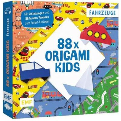 Edition Fischer 88 x Origami Kids – Fahrzeuge, Livre pour enfants de Thade Precht - Publicité Edition Fischer 88 x Origami Kids – Fahrzeuge, Livre pour enfants de Thade Precht - Publicité