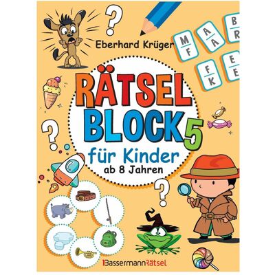 Bassermann Bloc de puzzles 5 pour les enfants à partir de 8 ans (5 exemplaires à 3,99) (Allemand) - Publicité Bassermann Bloc de puzzles 5 pour les enfants à partir de 8 ans (5 exemplaires à 3,99) (Allemand) - Publicité