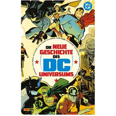 Panini Das DC-Universum: Die neue Geschichte (Deluxe..., Fiction de Christian Heiss, Norm Rapmund, Doug Mahnke, Brad Walker, Howard Porter, Michael Allred, Todd Nauck, Jerry Ordway, Dan Jurgens, Mark Waid - Publicité Panini Das DC-Universum: Die neue Geschichte (Deluxe..., Fiction de Christian Heiss, Norm Rapmund, Doug Mahnke, Brad Walker, Howard Porter, Michael Allred, Todd Nauck, Jerry Ordway, Dan Jurgens, Mark Waid - Publicité