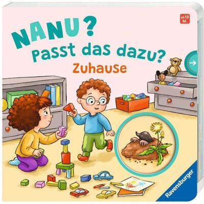 Ravensburger, Livres pour bébé, Nanu? Passt das dazu? Zuhause (Allemand) - Publicité Ravensburger, Livres pour bébé, Nanu? Passt das dazu? Zuhause (Allemand) - Publicité