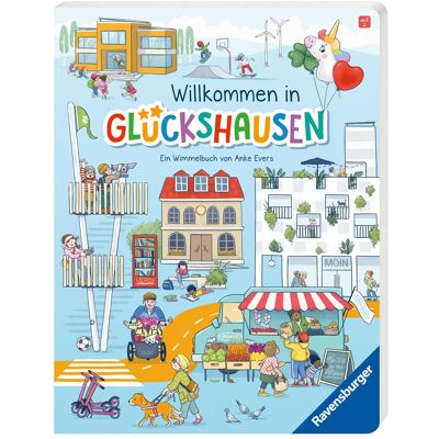 Ravensburger, Livres pour bébé, Willkommen in Glückshausen (Allemand) - Publicité Ravensburger, Livres pour bébé, Willkommen in Glückshausen (Allemand) - Publicité