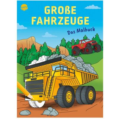 Arena Das Malbuch Grosse Fahrzeuge - Publicité Arena Das Malbuch Grosse Fahrzeuge - Publicité