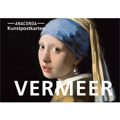Anaconda, Carte de vœux + papier à lettres, Postkarten-Set Jan Vermeer - Publicité Anaconda, Carte de vœux + papier à lettres, Postkarten-Set Jan Vermeer - Publicité