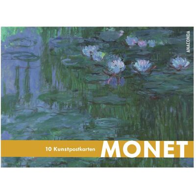 Anaconda, Carte de vœux + papier à lettres, Postkarten Grossformat Claude Monet (10 pcs) - Publicité Anaconda, Carte de vœux + papier à lettres, Postkarten Grossformat Claude Monet (10 pcs) - Publicité