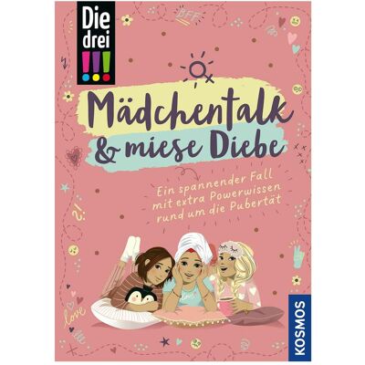 Kosmos Die drei !!!, Mädchentalk & miese Diebe, Livre pour enfants de Anja Körner - Publicité Kosmos Die drei !!!, Mädchentalk & miese Diebe, Livre pour enfants de Anja Körner - Publicité
