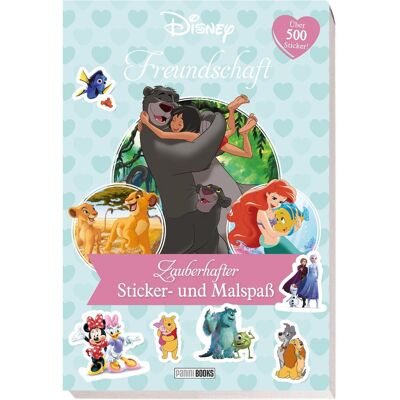 Panini Amitié Disney : des autocollants et du coloriage magiques - Publicité Panini Amitié Disney : des autocollants et du coloriage magiques - Publicité