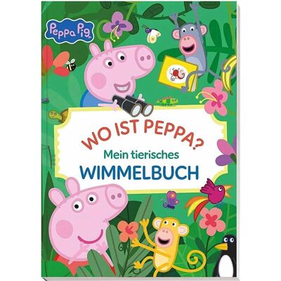 Panini, Cahier + bloc-notes, Peppa Pig: Wo ist Peppa? Mein tierisches Wimmelbuch - Publicité Panini, Cahier + bloc-notes, Peppa Pig: Wo ist Peppa? Mein tierisches Wimmelbuch - Publicité