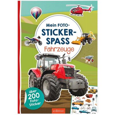 Ars Edition Mein Foto-Stickerspass - Fahrzeuge, Livre pour enfants de Eva Schindler - Publicité Ars Edition Mein Foto-Stickerspass - Fahrzeuge, Livre pour enfants de Eva Schindler - Publicité