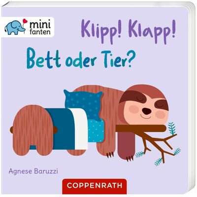 Coppenrath, Livres pour bébé, Klipp! Klapp! Bett oder Tier? (Allemand) - Publicité Coppenrath, Livres pour bébé, Klipp! Klapp! Bett oder Tier? (Allemand) - Publicité