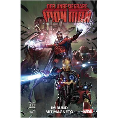 Panini Der unbesiegbare Iron Man, Fiction de Juan Frigeri, Gerry Duggan, Patch Zircher, Andrea Di Vito, Creees Lee, Alexander Rösch - Publicité Panini Der unbesiegbare Iron Man, Fiction de Juan Frigeri, Gerry Duggan, Patch Zircher, Andrea Di Vito, Creees Lee, Alexander Rösch - Publicité