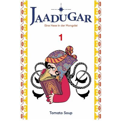 Panini Jaadugar: Eine Hexe in der Mongolei 01, Fiction de Jan Lukas Kuhn, Soupe de tomates - Publicité Panini Jaadugar: Eine Hexe in der Mongolei 01, Fiction de Jan Lukas Kuhn, Soupe de tomates - Publicité
