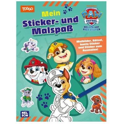 Nelson, Autocollants, PAW Patrol Mitmachbuch: Mein Sticker- und Malspass - Publicité Nelson, Autocollants, PAW Patrol Mitmachbuch: Mein Sticker- und Malspass - Publicité