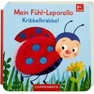 Coppenrath, Livres pour bébé, Mein Fühl-Leporello: KribbelKrabbel (Allemand) - Publicité Coppenrath, Livres pour bébé, Mein Fühl-Leporello: KribbelKrabbel (Allemand) - Publicité