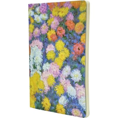 Paperblanks, Cahier + bloc-notes, Cahier de notes Chrysanthèmes A4, ligné, multicolore (A4, À rayures, Couverture souple) - Publicité Paperblanks, Cahier + bloc-notes, Cahier de notes Chrysanthèmes A4, ligné, multicolore (A4, À rayures, Couverture souple) - Publicité