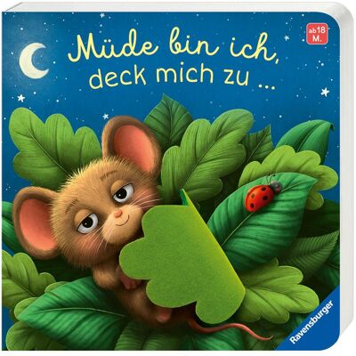 Ravensburger, Livres pour bébé, Je suis fatigué, couvre-moi - Un livre participatif à caresser, bercer et câliner (Allemand) - Publicité Ravensburger, Livres pour bébé, Je suis fatigué, couvre-moi - Un livre participatif à caresser, bercer et câliner (Allemand) - Publicité