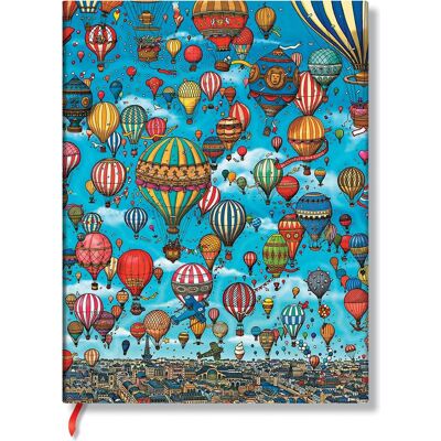 Paperblanks, Cahier + bloc-notes, Notizbuch FB Festival Ballons Mini liniert (Mini, À rayures, Couverture rigide) - Publicité Paperblanks, Cahier + bloc-notes, Notizbuch FB Festival Ballons Mini liniert (Mini, À rayures, Couverture rigide) - Publicité
