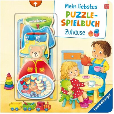 Ravensburger, Livres pour bébé, Mein liebstes Puzzle-Spielbuch: Zuhause (Allemand) - Publicité Ravensburger, Livres pour bébé, Mein liebstes Puzzle-Spielbuch: Zuhause (Allemand) - Publicité
