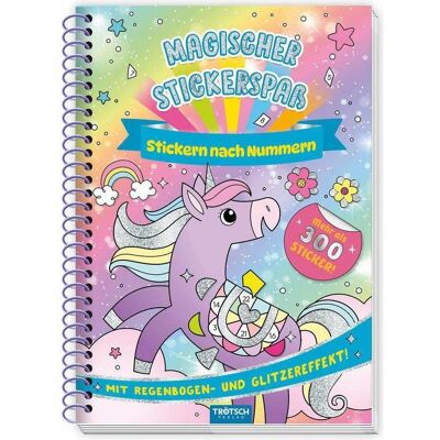 Beschäftigungsbuch Stickerbuch Magischer Stickerspass, Livre pour enfants de Trötsch Verlag GmbH & Co.KG (Éditions Trötsch) - Publicité Beschäftigungsbuch Stickerbuch Magischer Stickerspass, Livre pour enfants de Trötsch Verlag GmbH & Co.KG (Éditions Trötsch) - Publicité