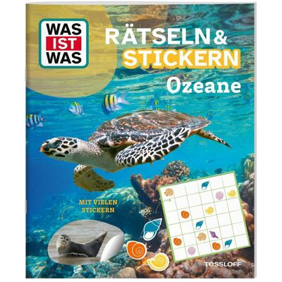 Tessloff, Autocollants, WAS IST WAS Rätseln und Stickern: Ozeane - Publicité Tessloff, Autocollants, WAS IST WAS Rätseln und Stickern: Ozeane - Publicité