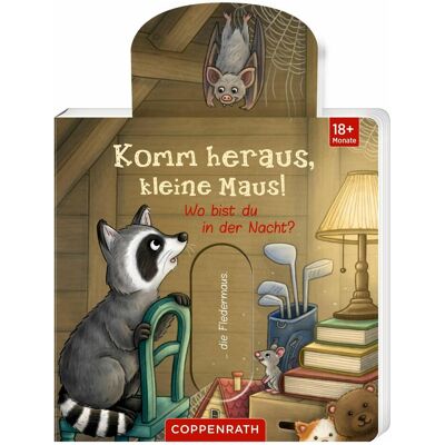Coppenrath, Livres pour bébé, Komm heraus, kleine Maus!: Wo bist du in der Nacht? (Allemand) - Publicité Coppenrath, Livres pour bébé, Komm heraus, kleine Maus!: Wo bist du in der Nacht? (Allemand) - Publicité