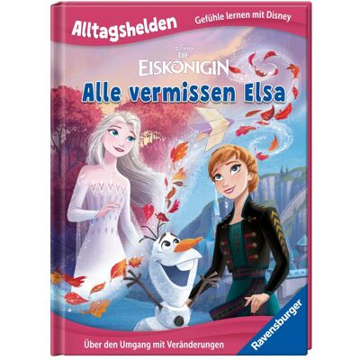 Ravensburger Alltagshelden - Gefühle lernen mit Disney: Die Eiskönigin - Alle vermissen Elsa - Über den Umgang, Livre pour enfants de La Walt Disney Company - Publicité Ravensburger Alltagshelden - Gefühle lernen mit Disney: Die Eiskönigin - Alle vermissen Elsa - Über den Umgang, Livre pour enfants de La Walt Disney Company - Publicité