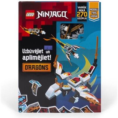 NINJAGO Activity Book "Build and Stick : Dragons" (En langue latine) (LEGO Ninjago) - Publicité NINJAGO Activity Book "Build and Stick : Dragons" (En langue latine) (LEGO Ninjago) - Publicité