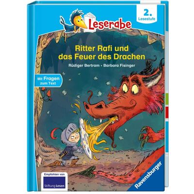 Ravensburger Leserabe - 2. Lesestufe: Ritter Rafi und das Feuer des Drachen, Manuels scolaires de Rüdiger Bertram - Publicité Ravensburger Leserabe - 2. Lesestufe: Ritter Rafi und das Feuer des Drachen, Manuels scolaires de Rüdiger Bertram - Publicité