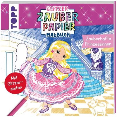 Frech Papier magique scintillant Livre de coloriage Princesses enchantées - Publicité Frech Papier magique scintillant Livre de coloriage Princesses enchantées - Publicité
