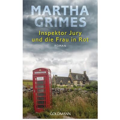 Goldmann Inspektor Jury und die Frau in Rot, Fiction de Martha Grimes - Publicité Goldmann Inspektor Jury und die Frau in Rot, Fiction de Martha Grimes - Publicité