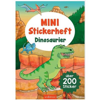 Ars Edition, Autocollants, MINI-Stickerheft – Dinosaurier (200 Autocollants) - Publicité Ars Edition, Autocollants, MINI-Stickerheft – Dinosaurier (200 Autocollants) - Publicité